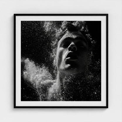 Black-and-White Underwater Portrait | Studio Stevie My Store