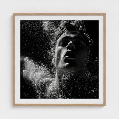 Black-and-White Underwater Portrait | Studio Stevie My Store