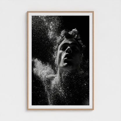 Black-and-White Underwater Portrait | Studio Stevie My Store