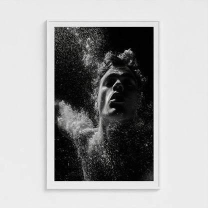 Black-and-White Underwater Portrait | Studio Stevie My Store