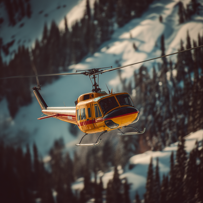 Raw unframed artwork — Helicopter Wall Art — Aviation Photography Print — source 10733188022575