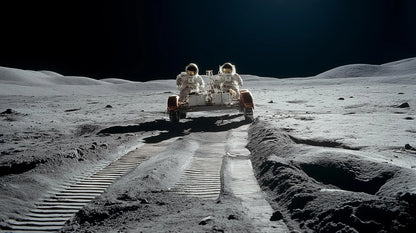 Raw unframed artwork — Moon Wall Art — Lunar Photography Print — source 10733188350255