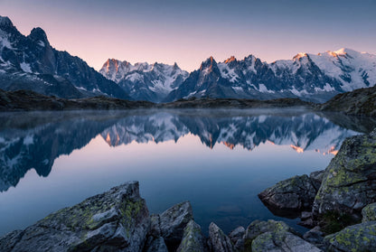Raw unframed artwork — Dolomites Wall Art — Alpine Lake Photography Print — source 13238348775727