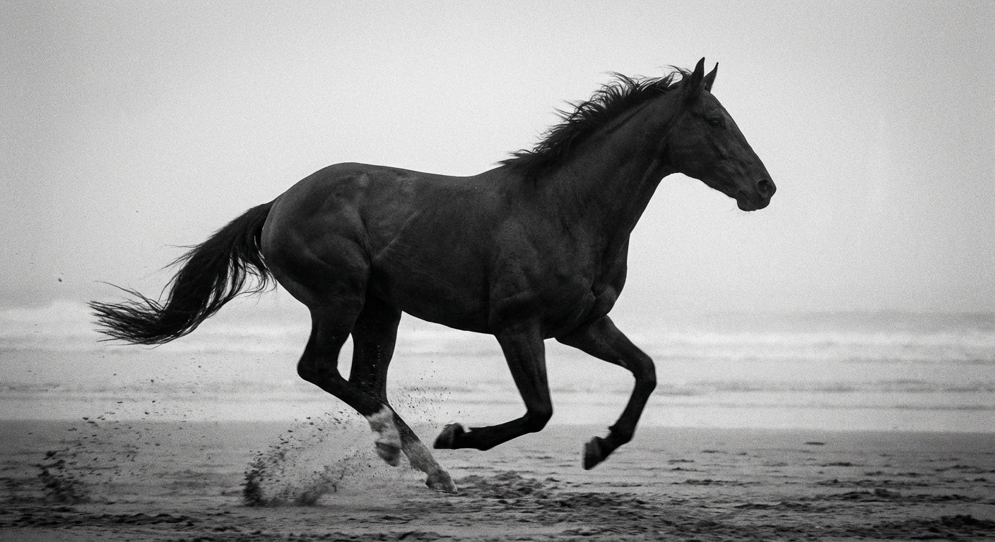 Raw unframed artwork — Morning Gallop — Landscape Fine Art Photography | Studio Stevie — source 13344113230127