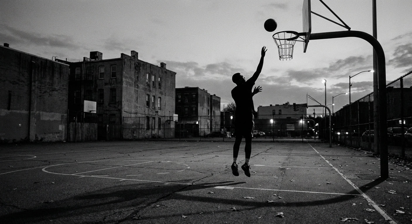 Raw unframed artwork — Basketball Court — Architectural Landscape Photography | Studio Stevie — source 13344347586863
