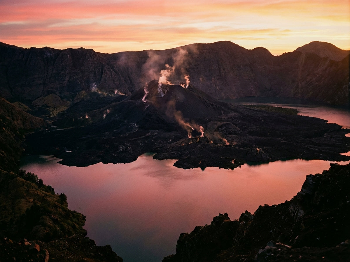 Raw unframed artwork — Volcanic Dawn — Landscape Fine Art Photography | Studio Stevie — source 13344361709871