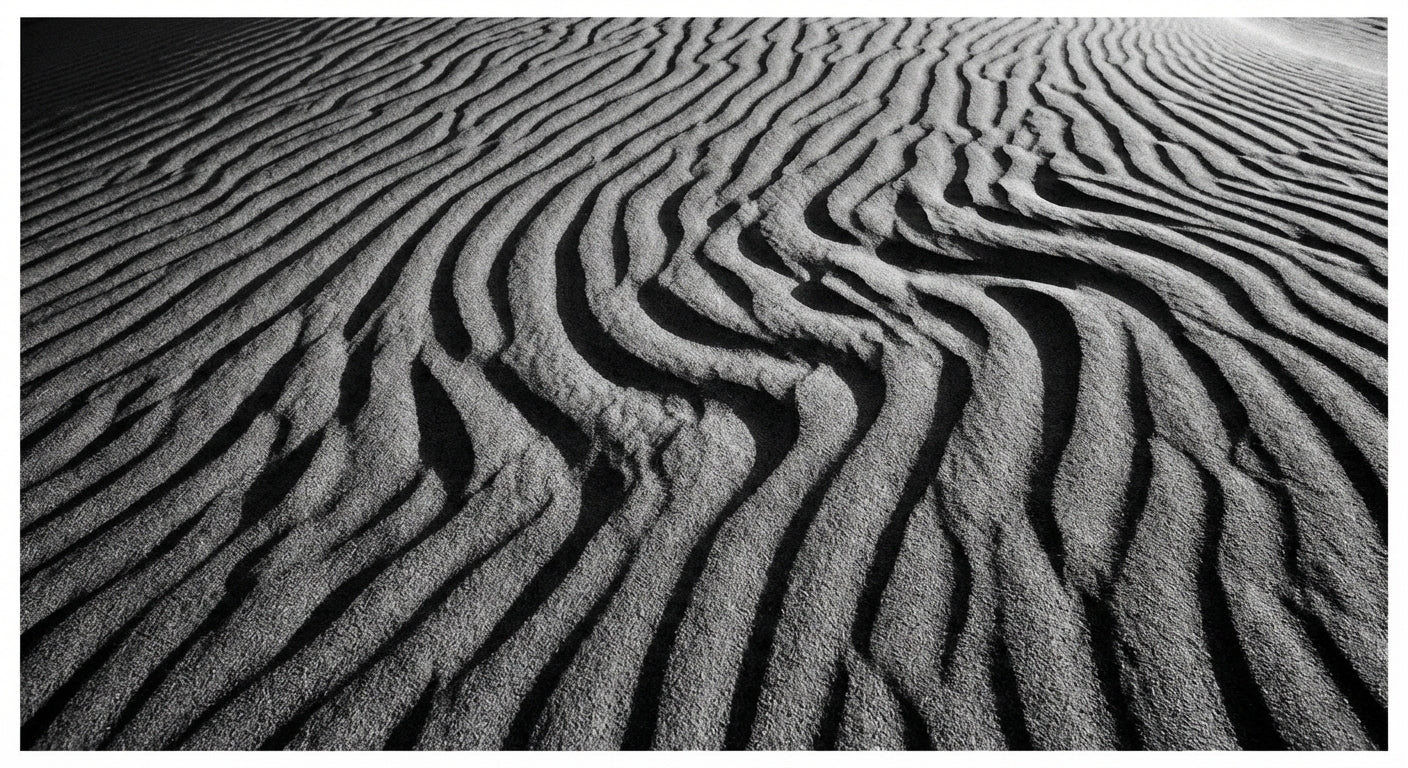 Raw unframed artwork — Sand Dunes Abstract — Minimalist Landscape Photography | Studio Stevie — source 13344389038383