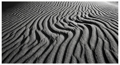 Raw unframed artwork — Sand Dunes Abstract — Minimalist Landscape Photography | Studio Stevie — source 13344389038383