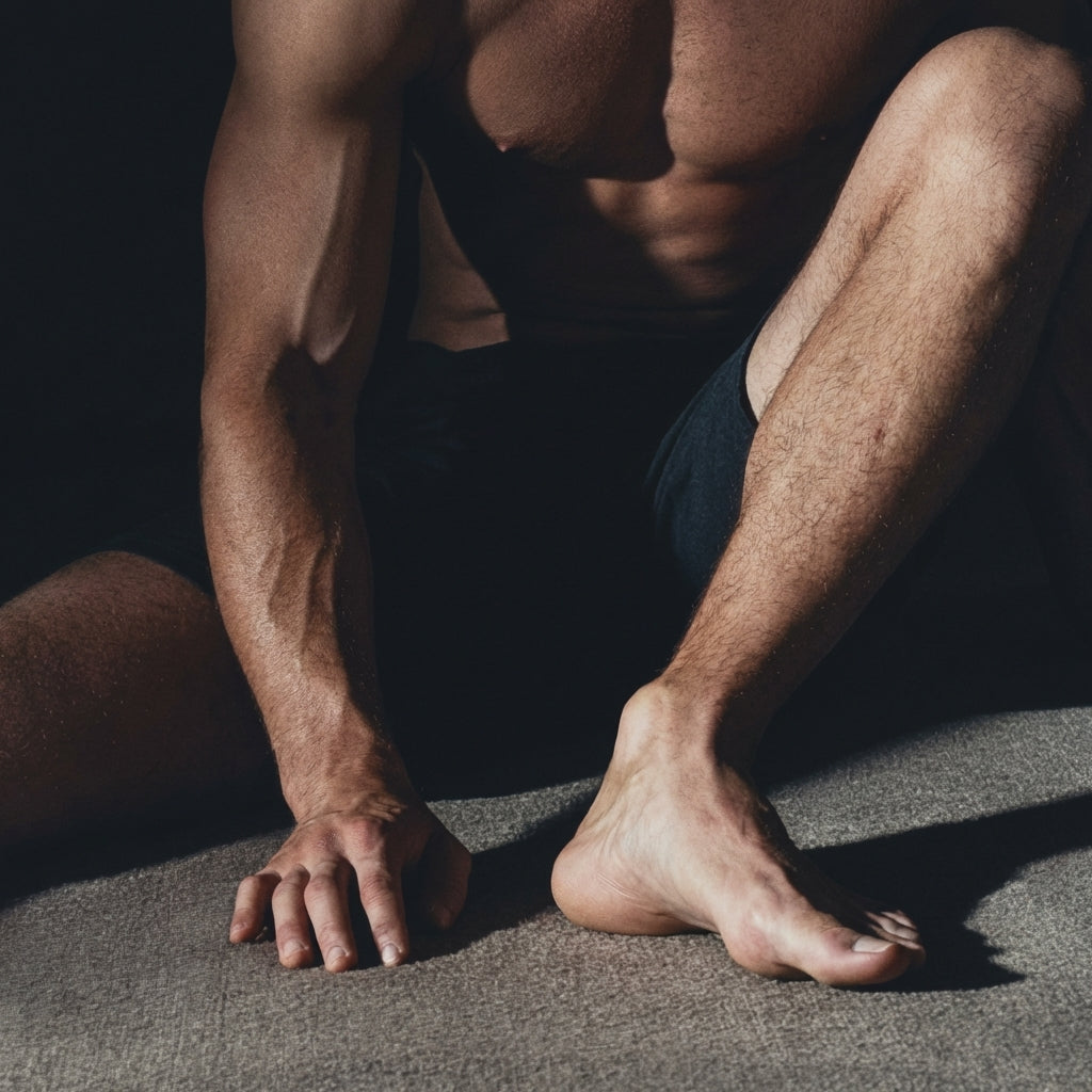 Raw unframed artwork — Muscular Male Foot Study — Fine Art Photography | Studio Stevie — source 13344474923311
