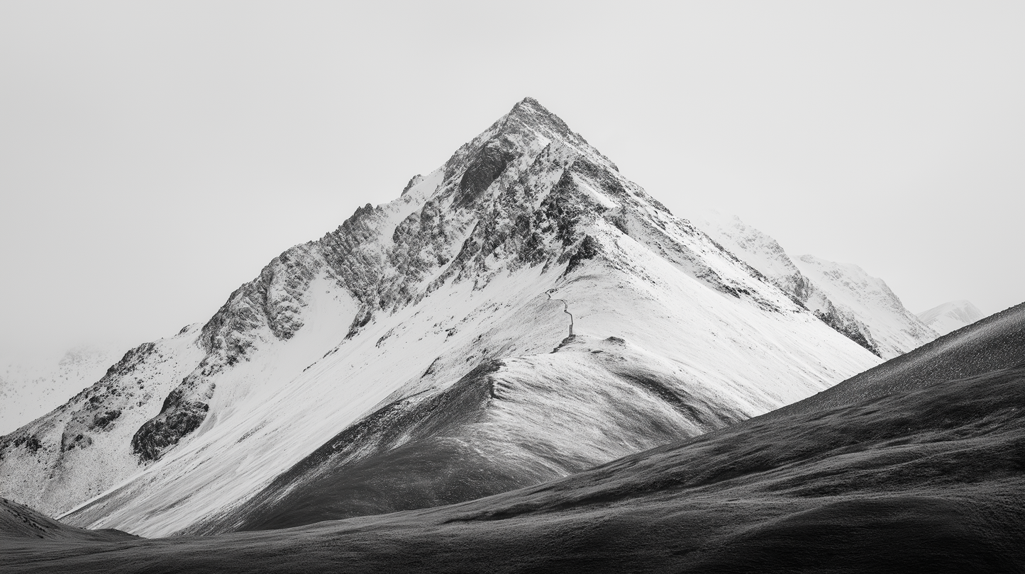 Raw unframed artwork — Distant Mountain Ridge — Fine Art Landscape Photography | Studio Stevie — source 13344725074223