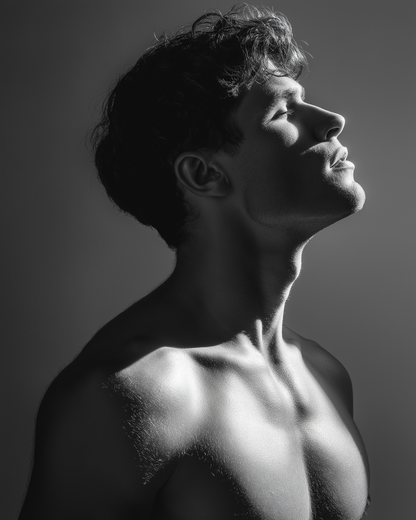 Raw unframed artwork — Male Torso Study Sculptural — Fine Art Photography | Studio Stevie — source 13344757416239