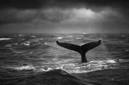 Raw unframed artwork — Tail Fluke in Stormy Seas — Fine Art Landscape Photography | Studio Stevie — source 13344938492207