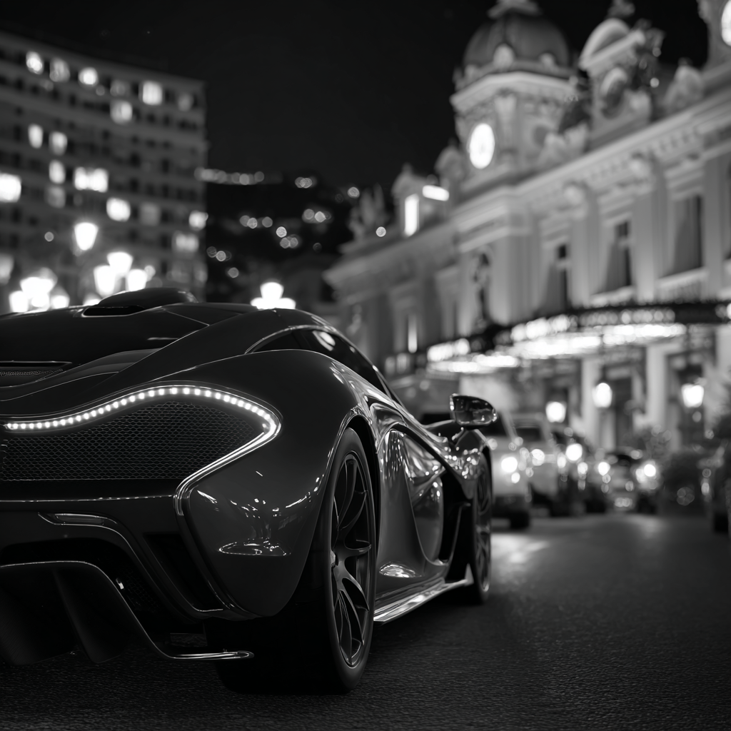 Raw unframed artwork — Luxury Exotic Sports Car In Montecarlo — Square Photography | Studio Stevie — source 13345536114991