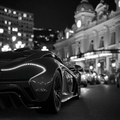 Raw unframed artwork — Luxury Exotic Sports Car In Montecarlo — Square Photography | Studio Stevie — source 13345536114991