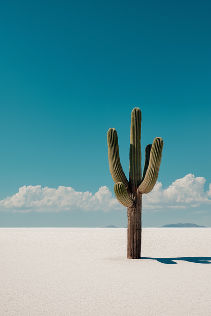 Raw unframed artwork — Minimalist Cactus Silhouette — Fine Art Photography | Studio Stevie — source 13345551515951
