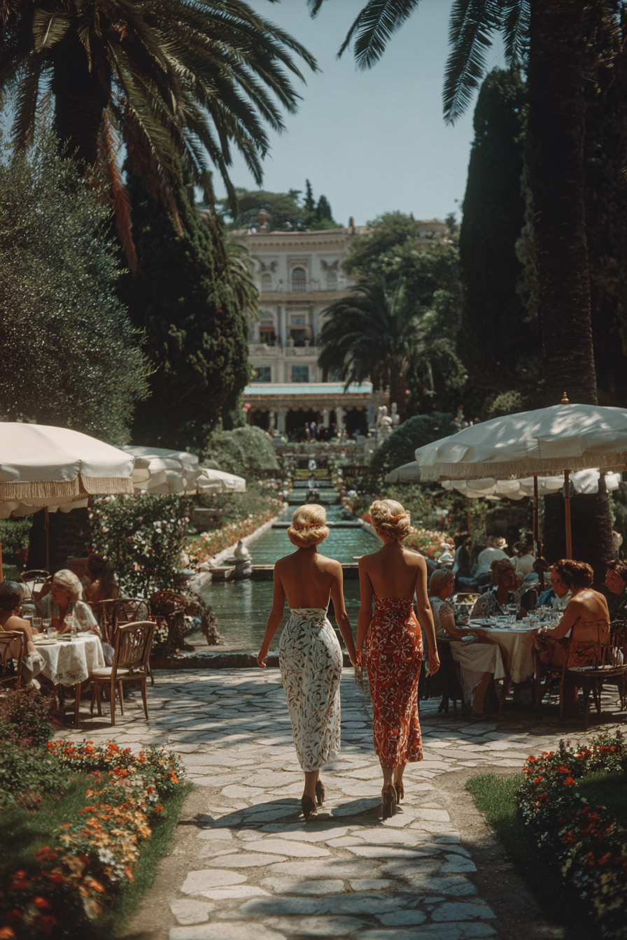 Raw unframed artwork — Sunlit Italian Villa Garden — Portrait Photography | Studio Stevie — source 13345742586159
