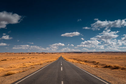 Raw unframed artwork — Vast Open Desert Road — Landscape Photography | Studio Stevie — source 13345836138799