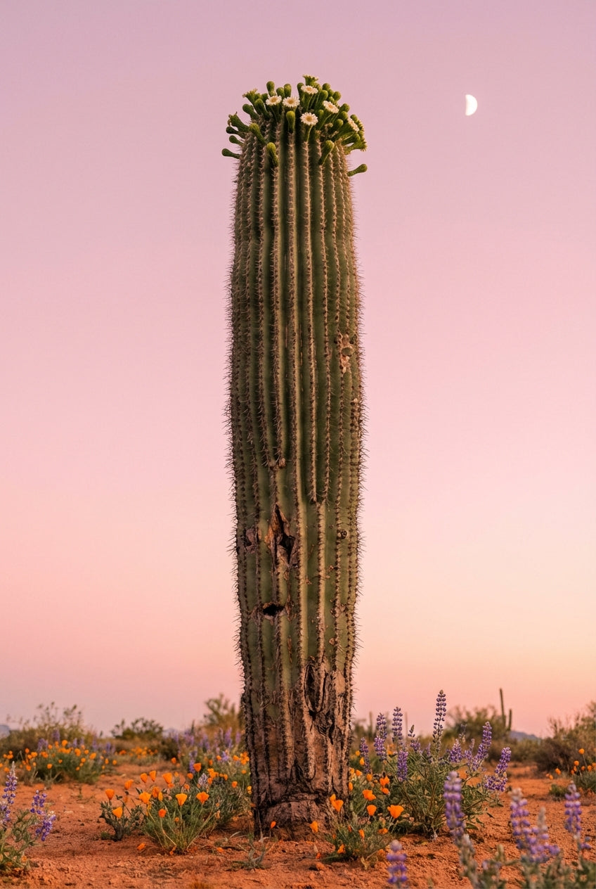 Raw unframed artwork — Cactus Pink — Minimalist Fine Art Photography | Studio Stevie — source 13354110943535