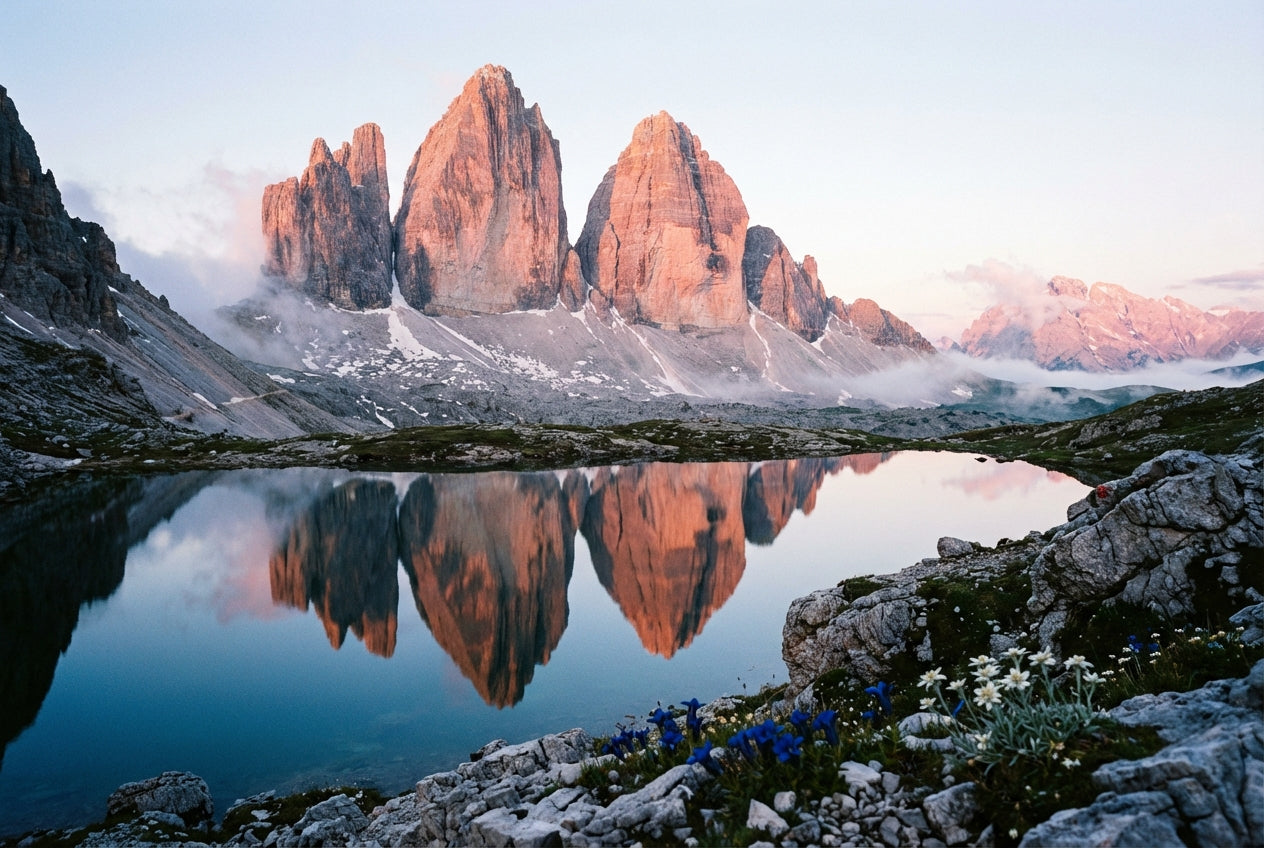 Raw unframed artwork — Dolomites Dawn — Landscape Fine Art Photography | Studio Stevie — source 13354582966575