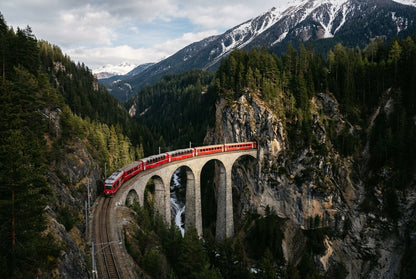 Raw unframed artwork — Alpine Train — Fine Art Landscape Photography | Studio Stevie — source 13354631987503