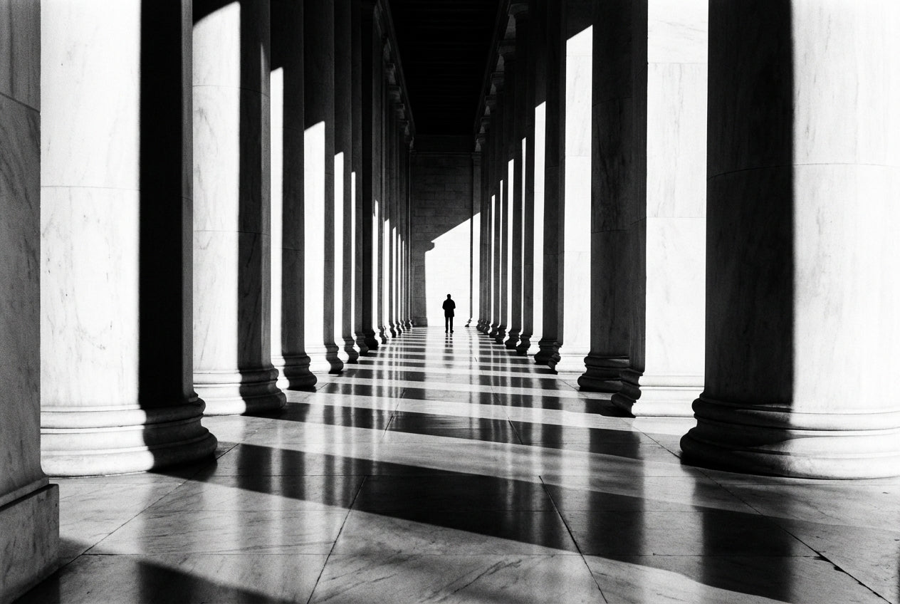 Raw unframed artwork — Colonnade — Landscape Architecture Photography | Studio Stevie — source 13354899996975