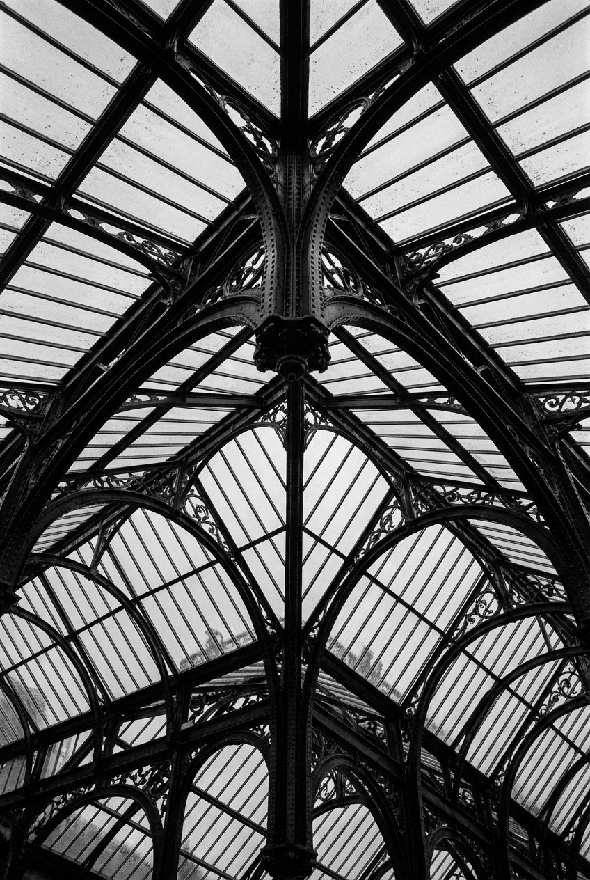 Raw unframed artwork — Glass Atrium — Architectural Minimalist Photography | Studio Stevie — source 13354918936879