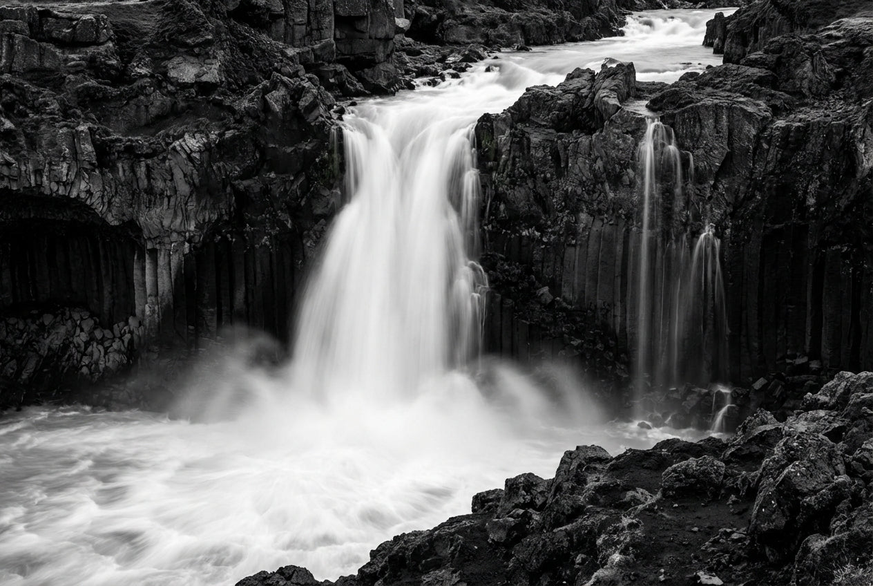 Raw unframed artwork — Icelandic Cascade — Fine Art Landscape Photography | Studio Stevie — source 13355096768815