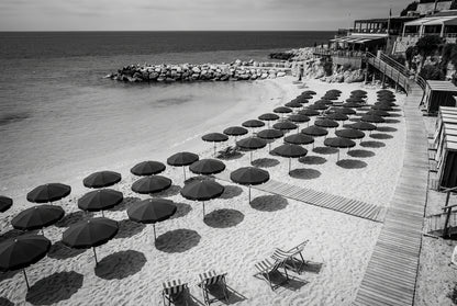 Raw unframed artwork — Bw Neptune Plage — Minimalist Landscape Photography | Studio Stevie — source 13355116593455
