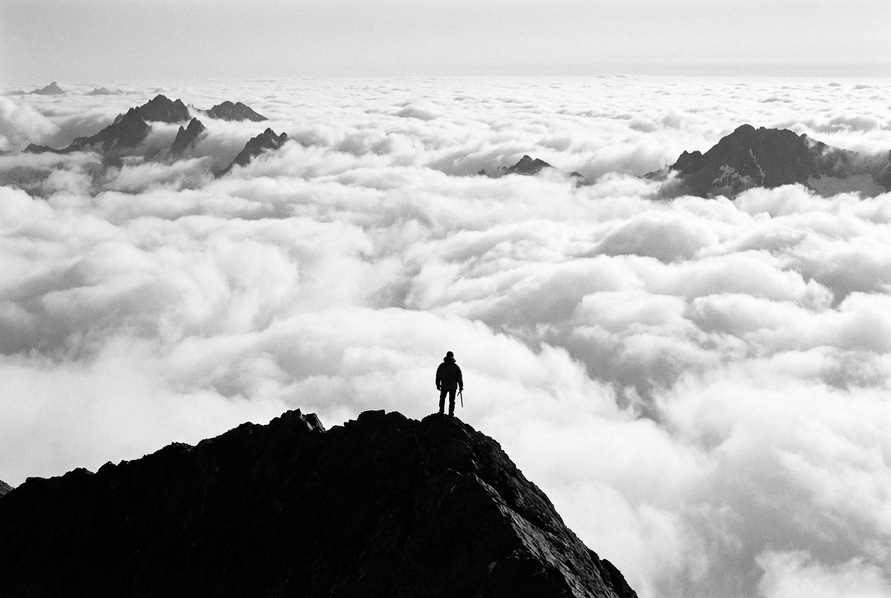 Raw unframed artwork — Bw Summit Ridge — Landscape Photography | Studio Stevie — source 13355451580719