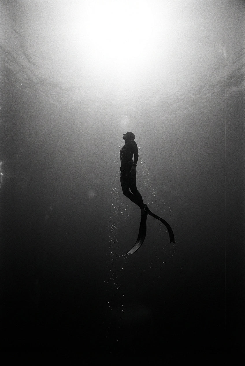 Raw unframed artwork — Free Diver — Fine Art Portrait Photography | Studio Stevie — source 13355540054319