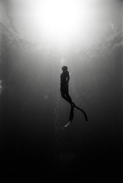 Raw unframed artwork — Free Diver — Fine Art Portrait Photography | Studio Stevie — source 13355540054319