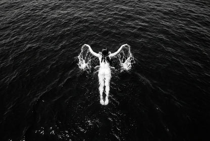 Raw unframed artwork — Bw Open Water — Minimalist Landscape Photography | Studio Stevie — source 13355559846191