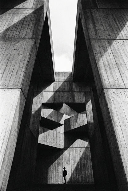 Raw unframed artwork — Brutalist Concrete Facade — Architectural Photography | Studio Stevie — source 13355806490927