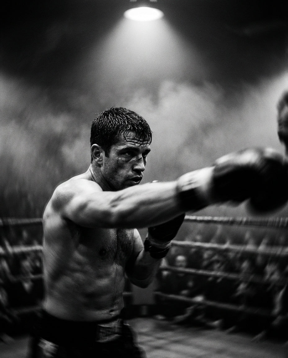Raw unframed artwork — Boxing Ring — Minimalist Portrait Photography | Studio Stevie — source 13356039405871