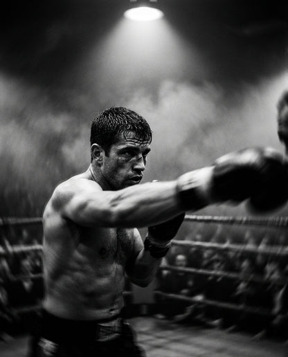 Raw unframed artwork — Boxing Ring — Minimalist Portrait Photography | Studio Stevie — source 13356039405871
