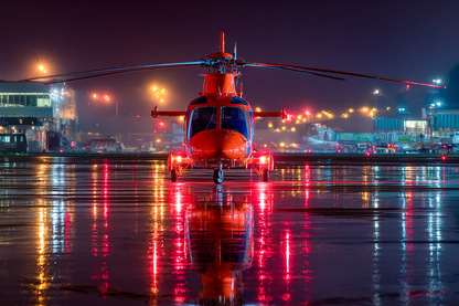 Raw unframed artwork — Night Apron Runway — Landscape Fine Art Photography | Studio Stevie — source 13356144263471