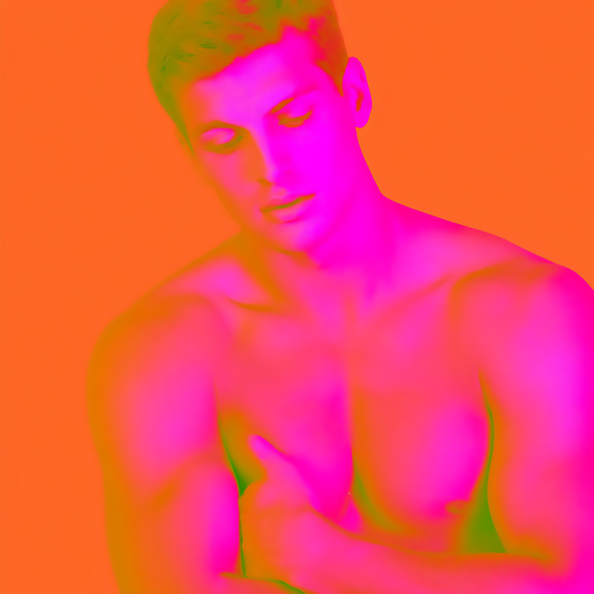 Raw unframed artwork — Solar Magenta — Chromatic Heat source 04 — UHD ca2724e691