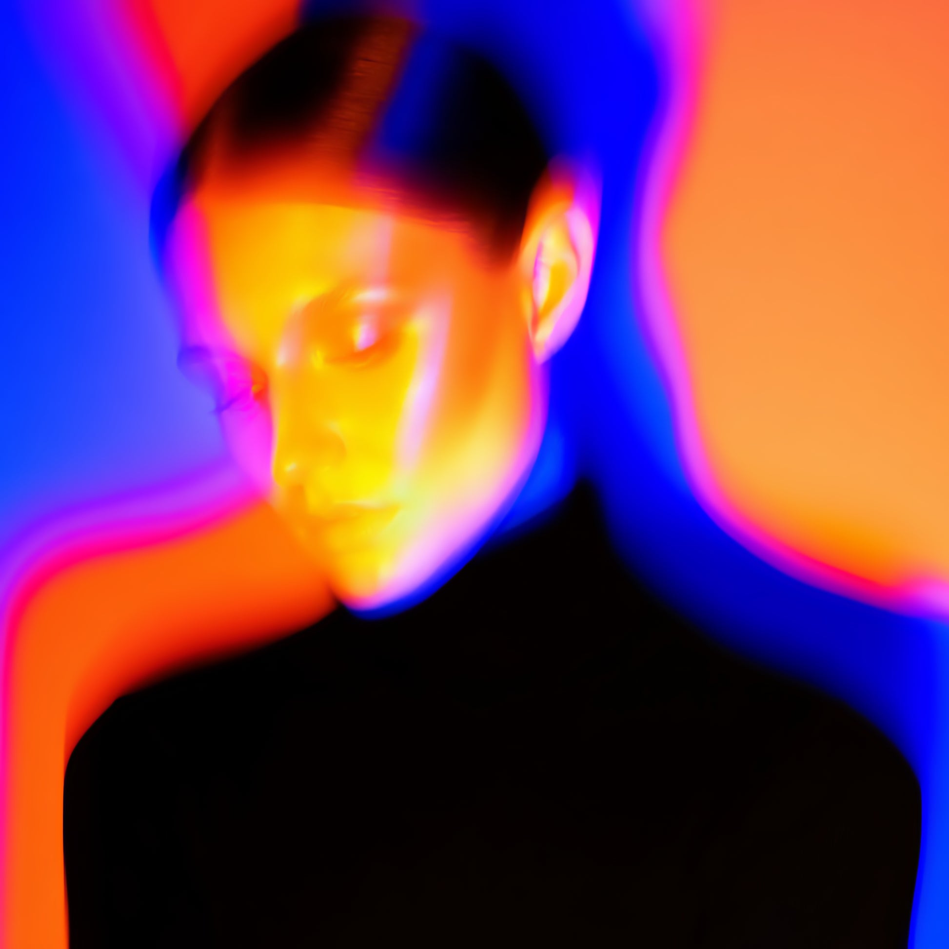 Raw unframed artwork — Electric Halo — Chromatic Heat source 08 — UHD 0e000eebed