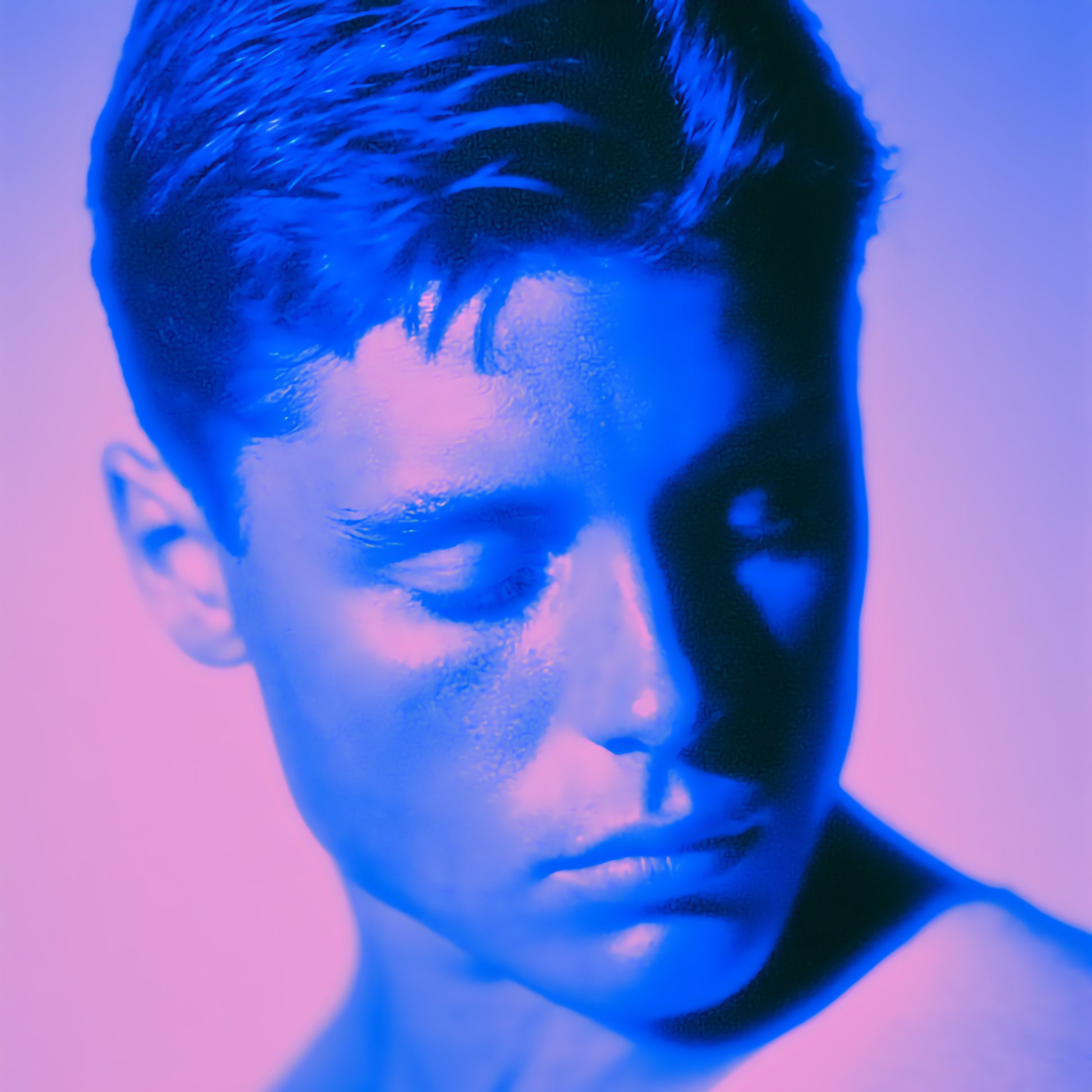 Raw unframed artwork — Blue Hour, Eyes Closed — Chromatic Heat source 12 — UHD a3c4a8676d
