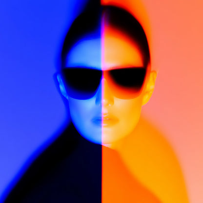 Raw unframed artwork — Split Spectrum — Chromatic Heat source 16 — UHD 7cca007f6d