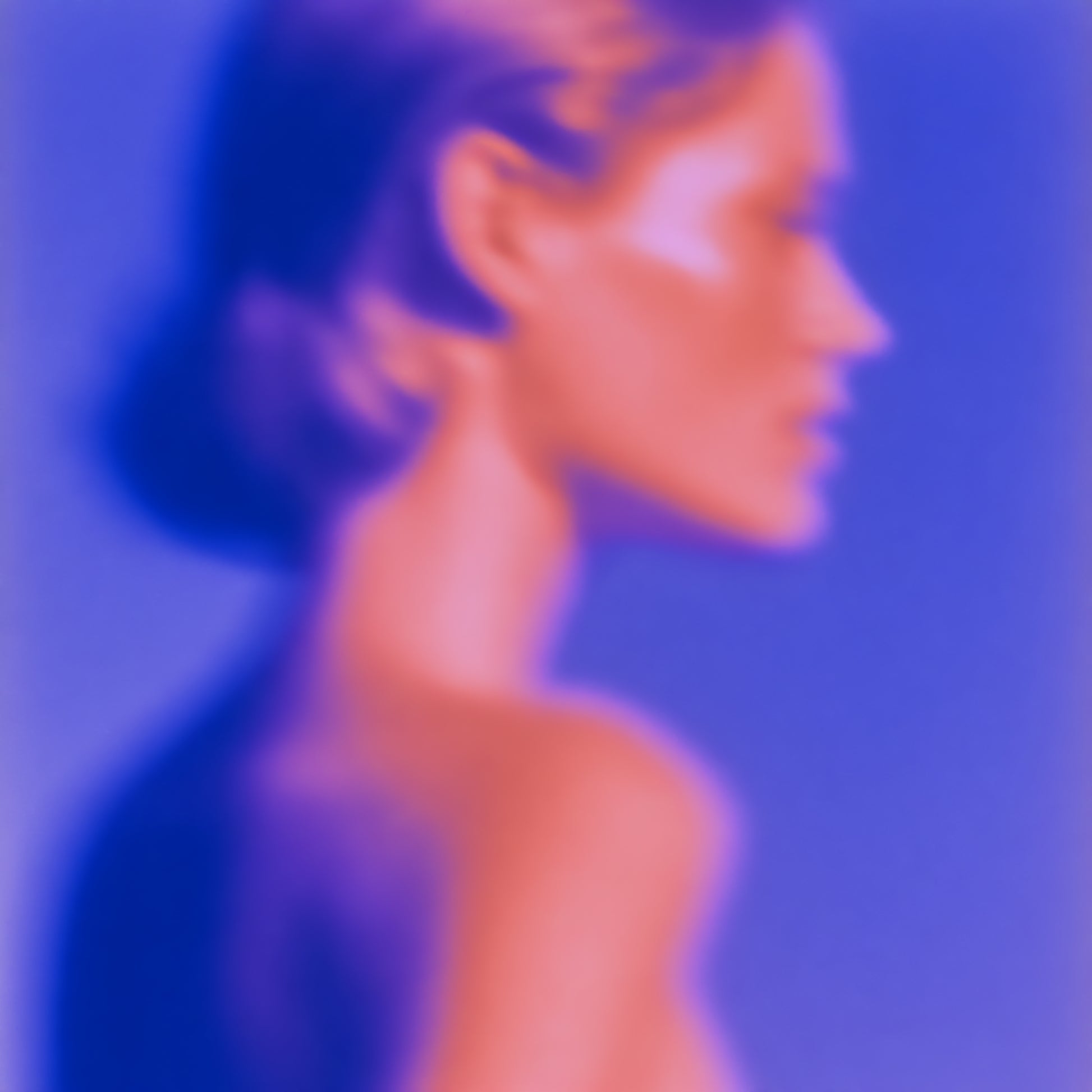 Raw unframed artwork — Coral Silhouette — Chromatic Heat source 17 — UHD d42f867050