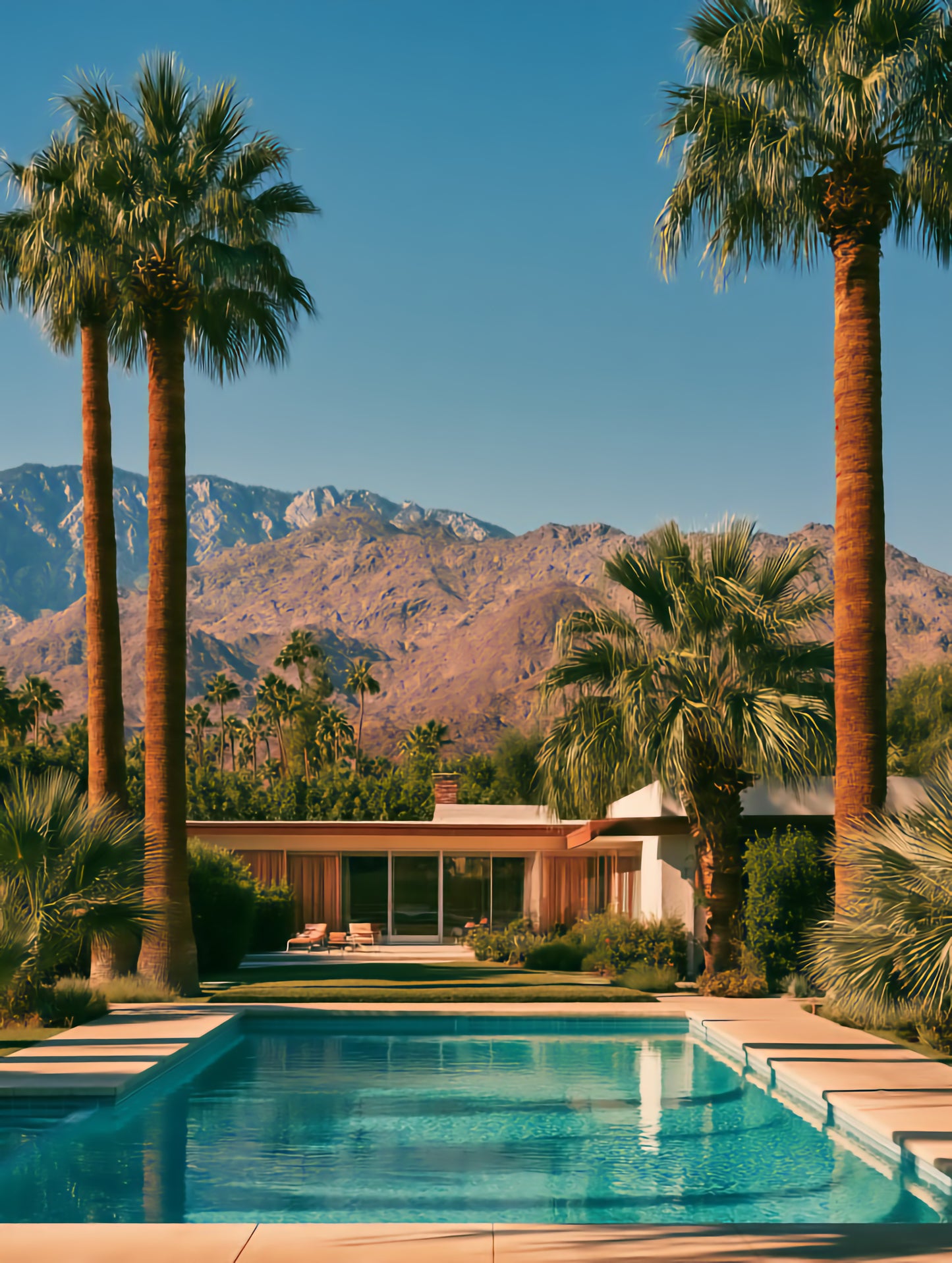 Raw unframed artwork — Twin Palms — Palm Springs source 09 — UHD bd9ccd7c30