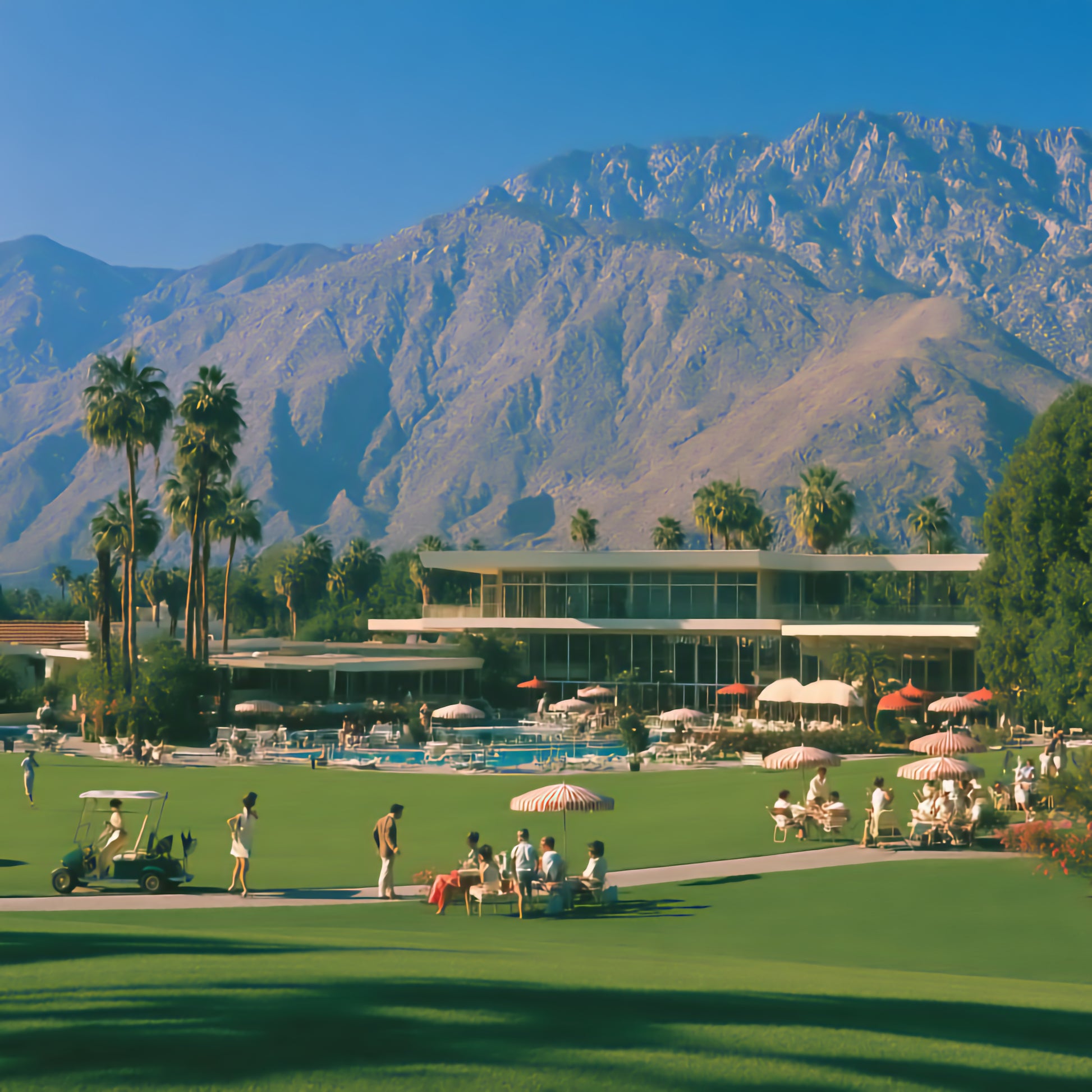 Raw unframed artwork — Club Lawn — Palm Springs source 15 — UHD 60df05a9df