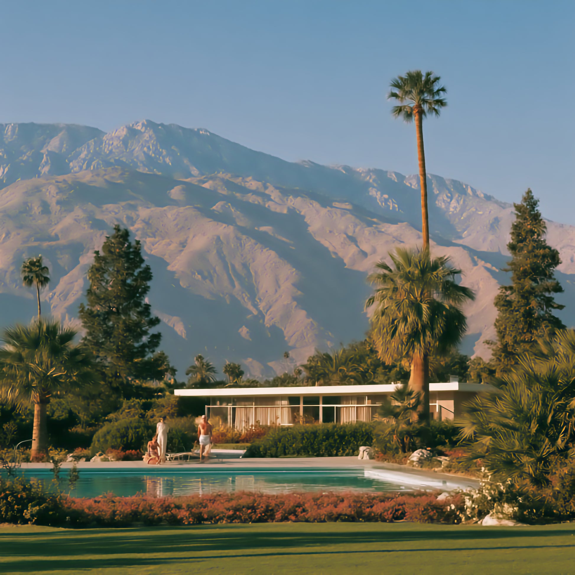 Raw unframed artwork — The Long Afternoon — Palm Springs source 16 — UHD 040fa37e3a